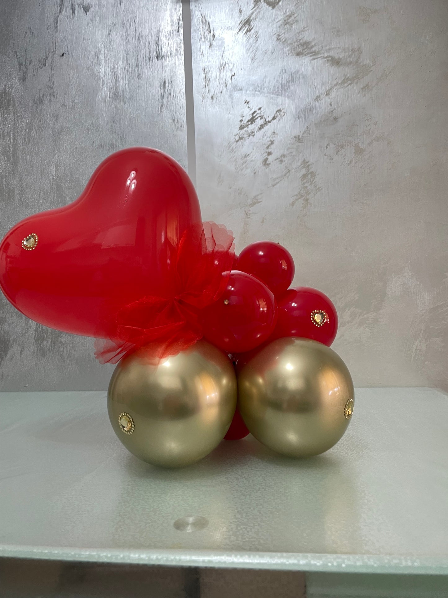 Composizione Romantica con Palloncini – Love Edition