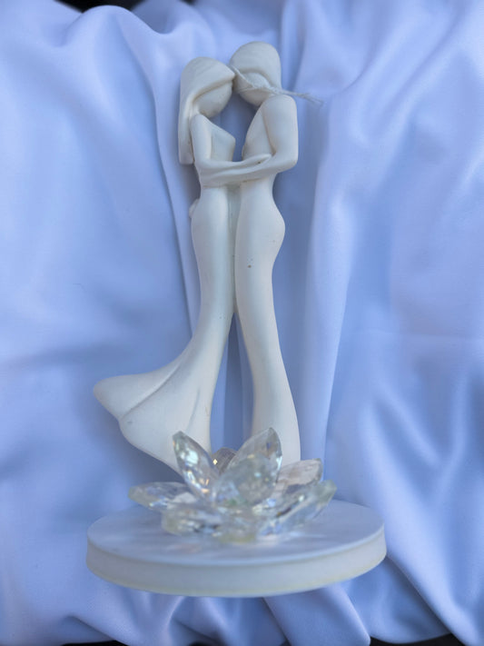 Statuina decorativa innamorati per matrimonio