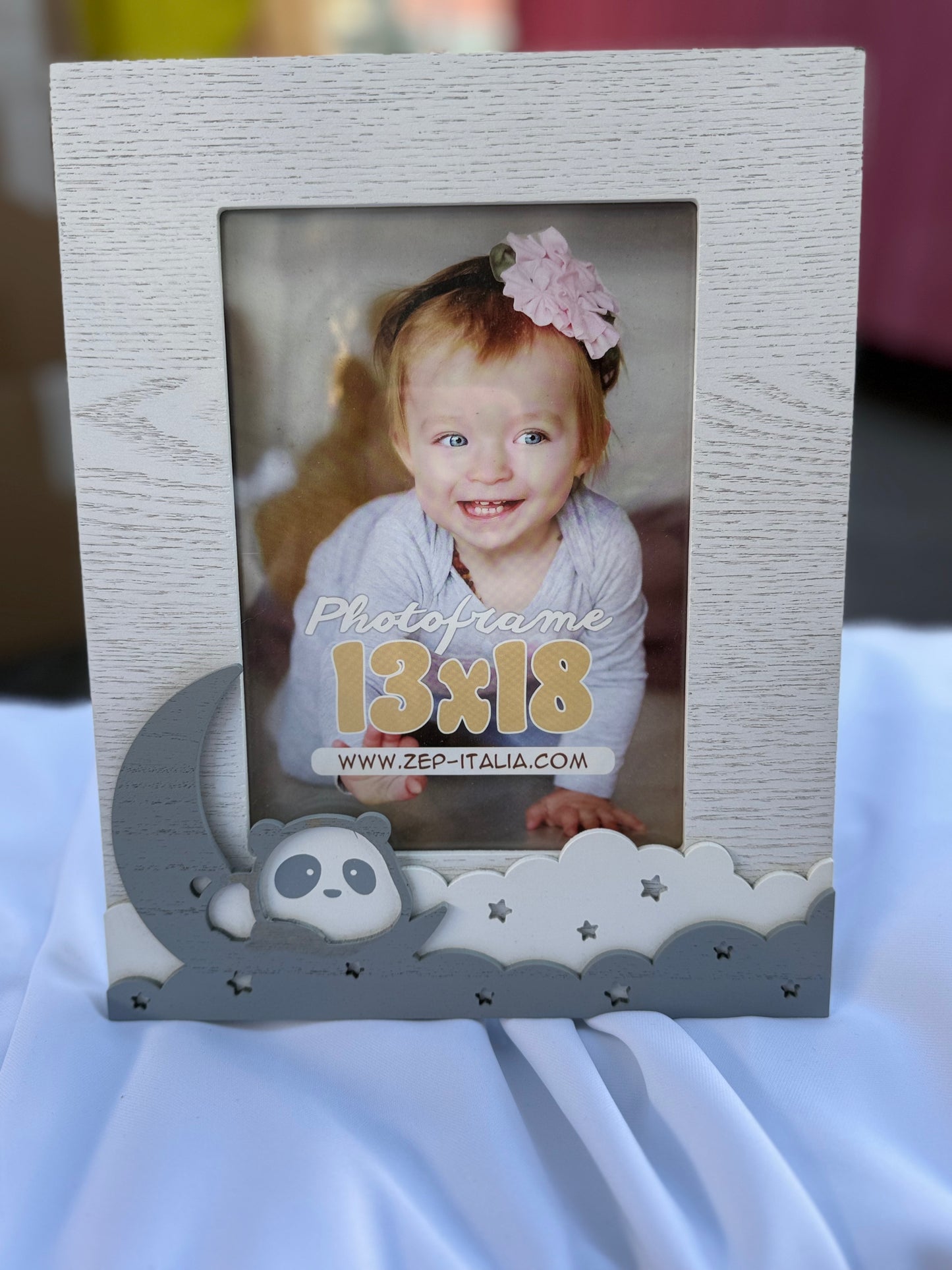 Portafoto per bambini 13×18 – tema luna e panda