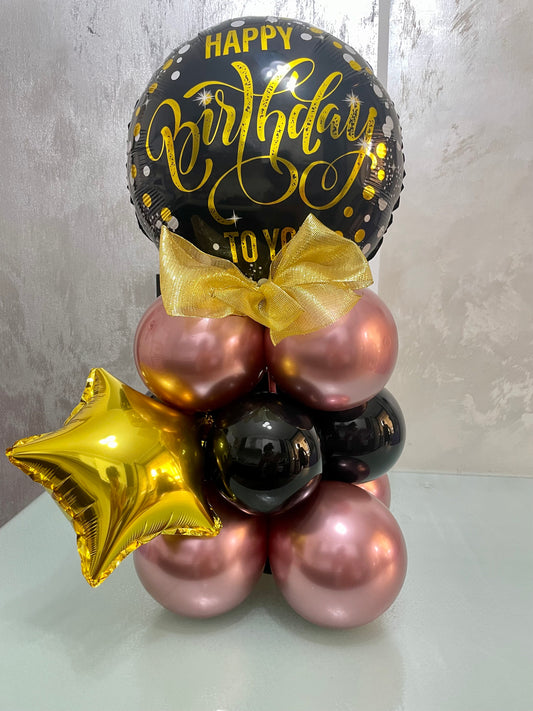 Composizione Palloncini “Happy Birthday” – Personalizzabile nei Colori