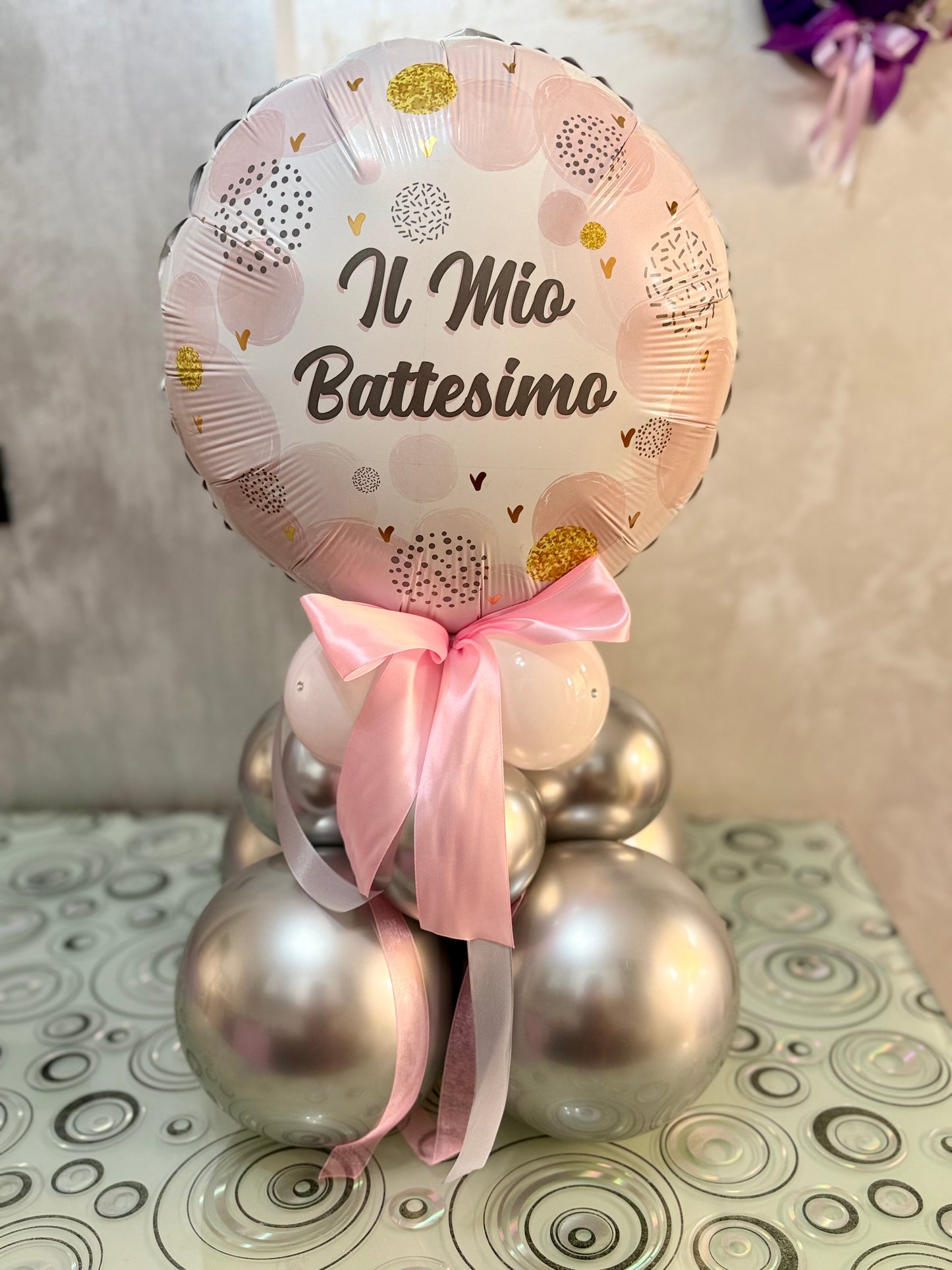 Composizione Palloncini Battesimo – personalizzabile